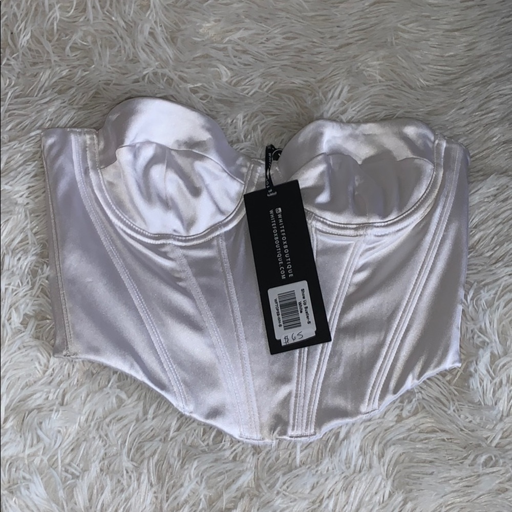 Show Up Bustier White